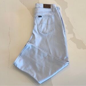 VINTAGE! 90’s Y2K Lee Women's Light Blue Straight Jeans Size 8 Denim 5-Pocket